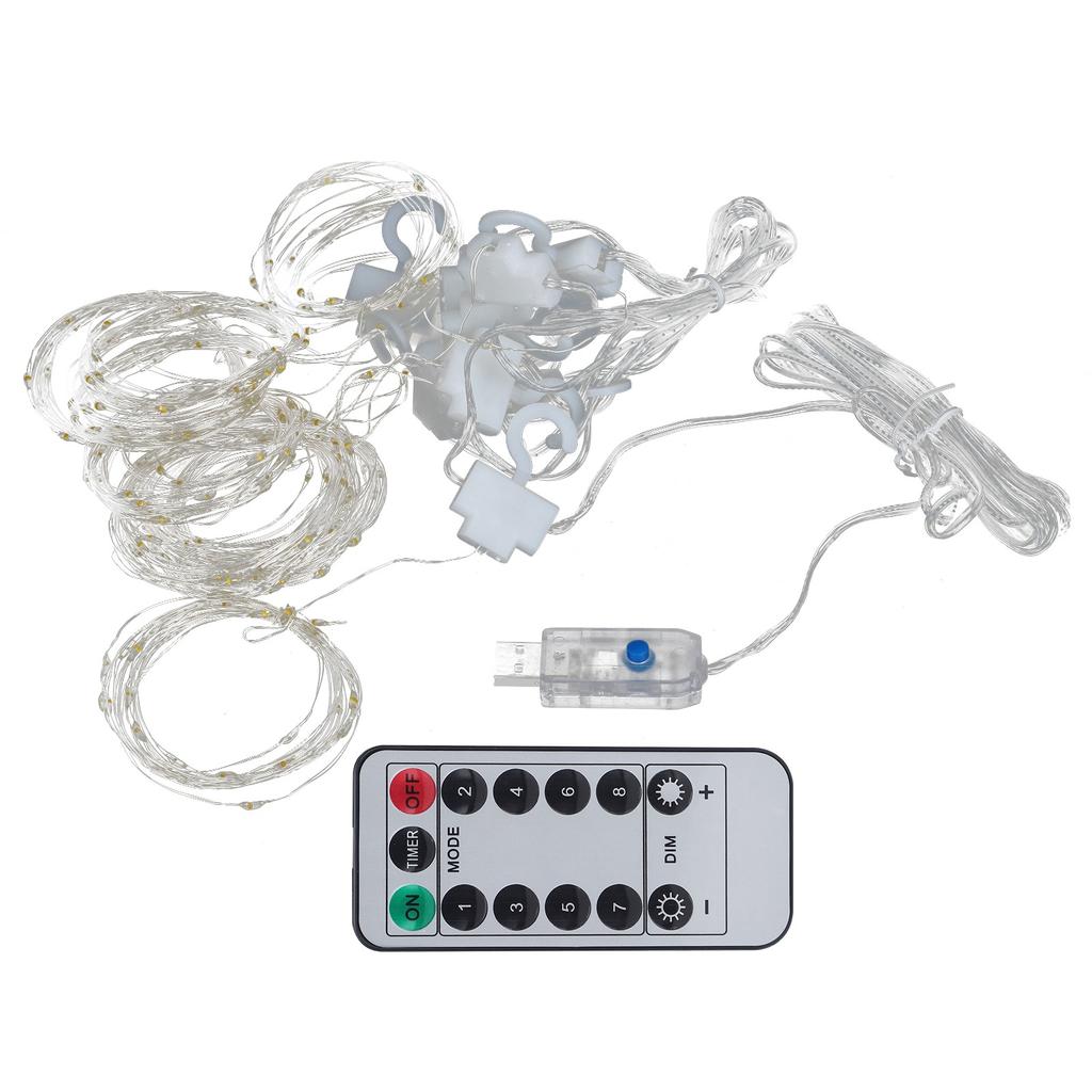 Buy With Remote Control String Lights Durable Curtain Light High