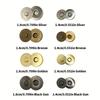 10SETS Round Magnetic Buckle, Metal Invisible Snap, Suitable for DIY Bags, Wallets, Handmade and Accessories - Seam-Free Hidden Magnetic Button