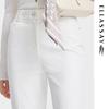 ELLASSAY Women's High-Waist Straight Leg Ankle-Length Casual Pants