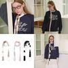 Women Skinny Scarf Thin Choker Knit Belt Long Tie Scarf Bag Handle Wrap
