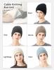 Knit Loose Cable Plus Cold Free Size Light Beige Loo&c Women's Cap, Fit, Knit, Size, Winter, Weather, Unisex, (56-64cm) -