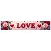 Pink Anniversary Banner Beautiful Customizable Rose-themed Party Backdrop Stunning Event Banner for Photoshoot