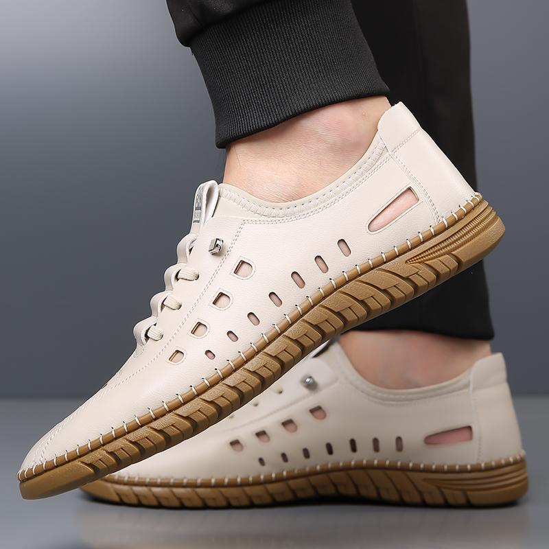 Mode Atmungsaktive Herrenschuhe Sommer vielseitige Designstile Outdoor-Freizeittourismus Freizeit Business Büro Bequeme Erwachsenenschuhe