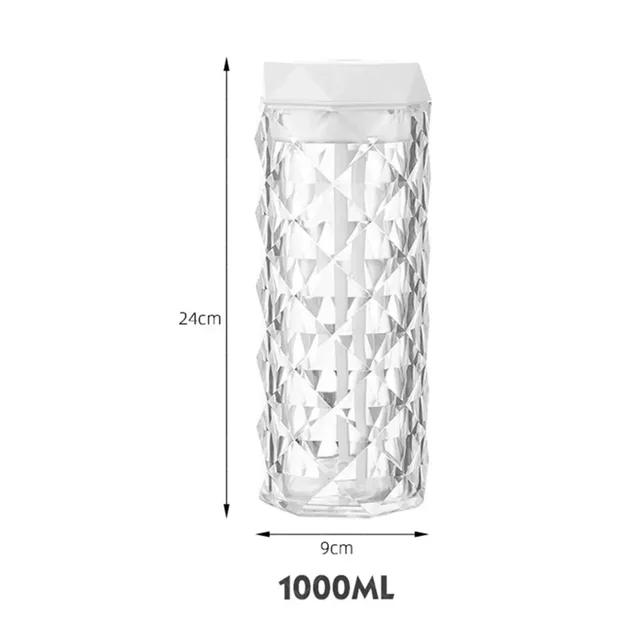 1Pcs 400/1000ml Colorful USB Crystal Humidifier Atmosphere light with Aromatherapy and Air Purification for Bedroom and Desktop