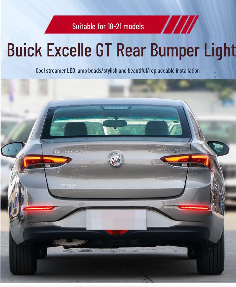 18-21 Buick Excelle LED-Heckstoßstangen-Reflektor: Sequentieller Blinker & Bremslicht