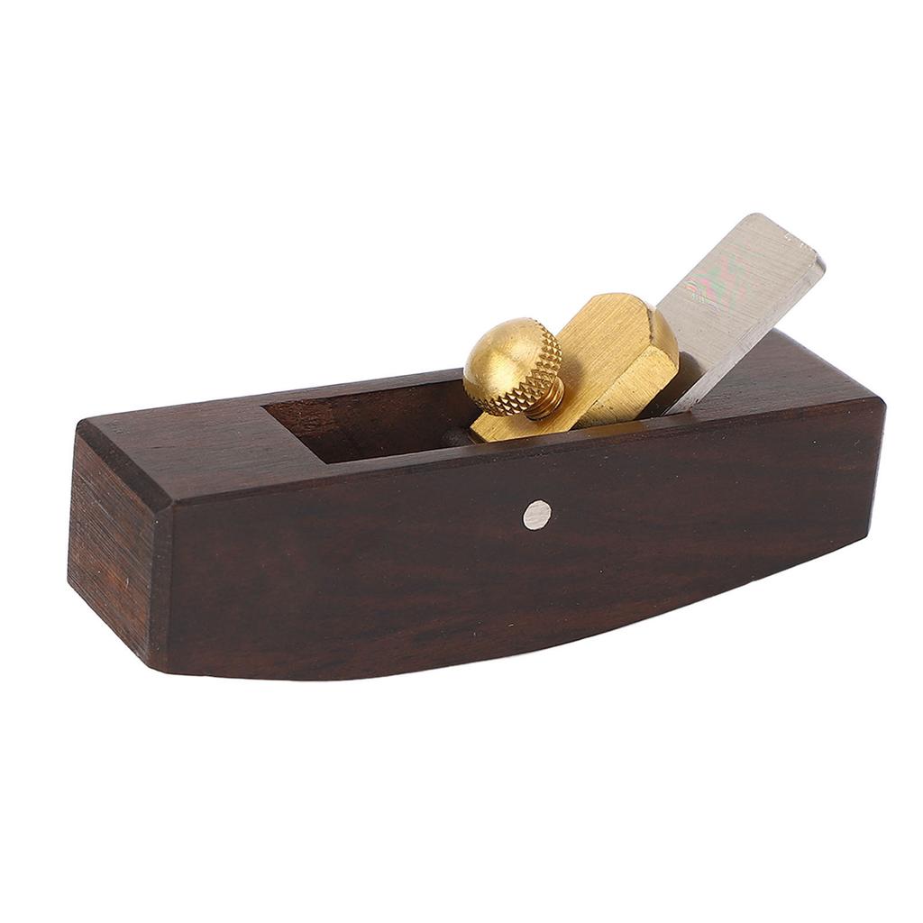 Small Hand Planer High Speed Steel Blade Round Base Portable Wood Trimming Planer for Chamfering