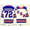 Mens Ice Hockey Jersey USA Team Embroidered Edition 2026 Custom Design Cotton Blend Performance Uniform