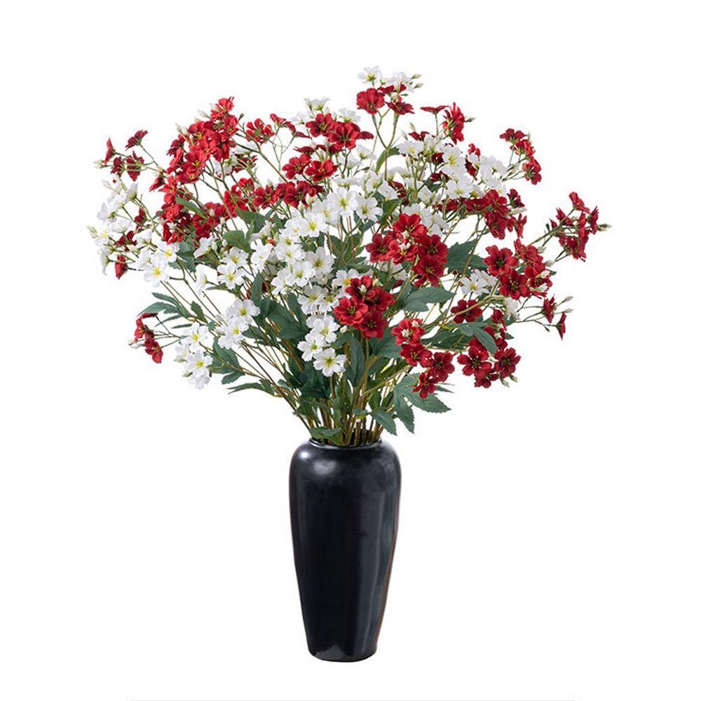 Luxury Artificial Ceratostigma Branch 86cm Fake Flower Silk Flower Branch  Wedding Decor