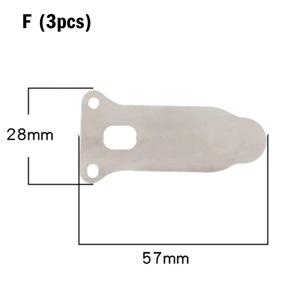 3Pcs Plate Valve Plate Air Tools Pump Head Gasket Silent Metal Oil Free Air Compressor Cylinder Head Valve Plate Iron Sheet