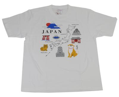 Friends Hill XL Chizu White T-Shirt "Nihon Shibata"