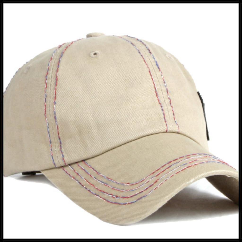 English CZ148 [White Fang] Hat, Colorful, Patch, Cap, Brim, Cool, Letters, Casual, Women's, Men's, (Navy)