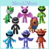 Urocze Mini Figurki Zwierzątek z Uśmiechem z PVC Do Dekoracji Biura i Zabawne Kolekcjonerskie Zestaw Ośmiu
