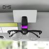 Car Sunglasses Holder Glasses Clip 180-Degree Rotatable Scratch Protection Easy To Install Sunglasses Clip Car Sun Visor Accessories