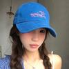 Fashion Hat big head circumference Korean version embroidered baseball cap women's spring summer new widened and deepened wide brim showing face small