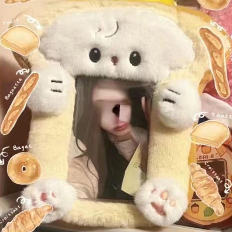 

Мультяшный брелок-держатель для карт, милый кулон для демонстрации фотокарточек айдолов, рукав для фотокарточек K-pop, защитный чехол, кавайная обложка для карт