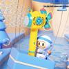 Kinder U-Boot Windmühle Seifenblasenmaschine: Handgehaltene Automatische Ton- & Licht-Seifenblasenstab-Spielzeug