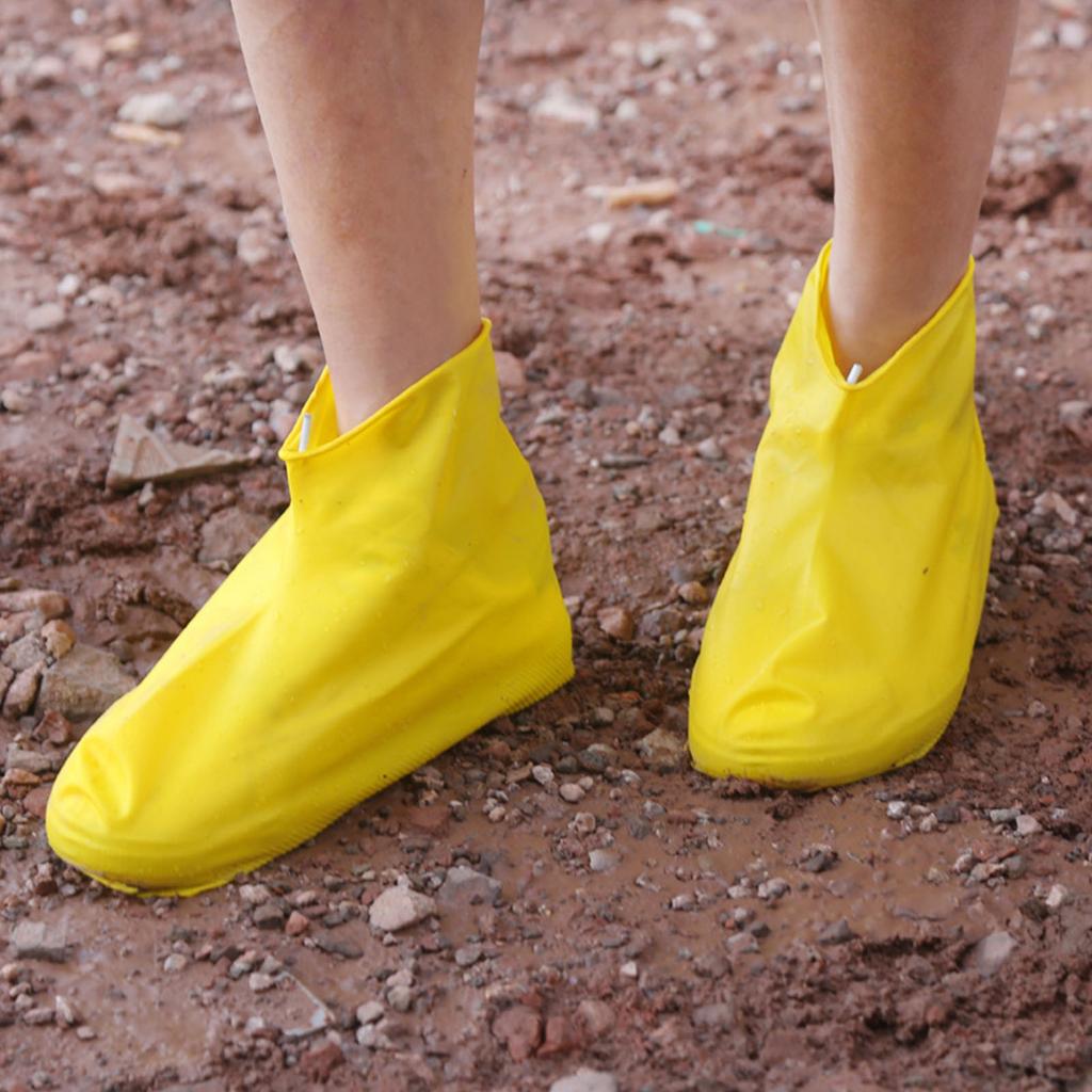 Waterproof Shoe Covers Anti Slip Lightweight Comfortable Rain Shoe Covers for Adults for Outdoor Travel M Size: