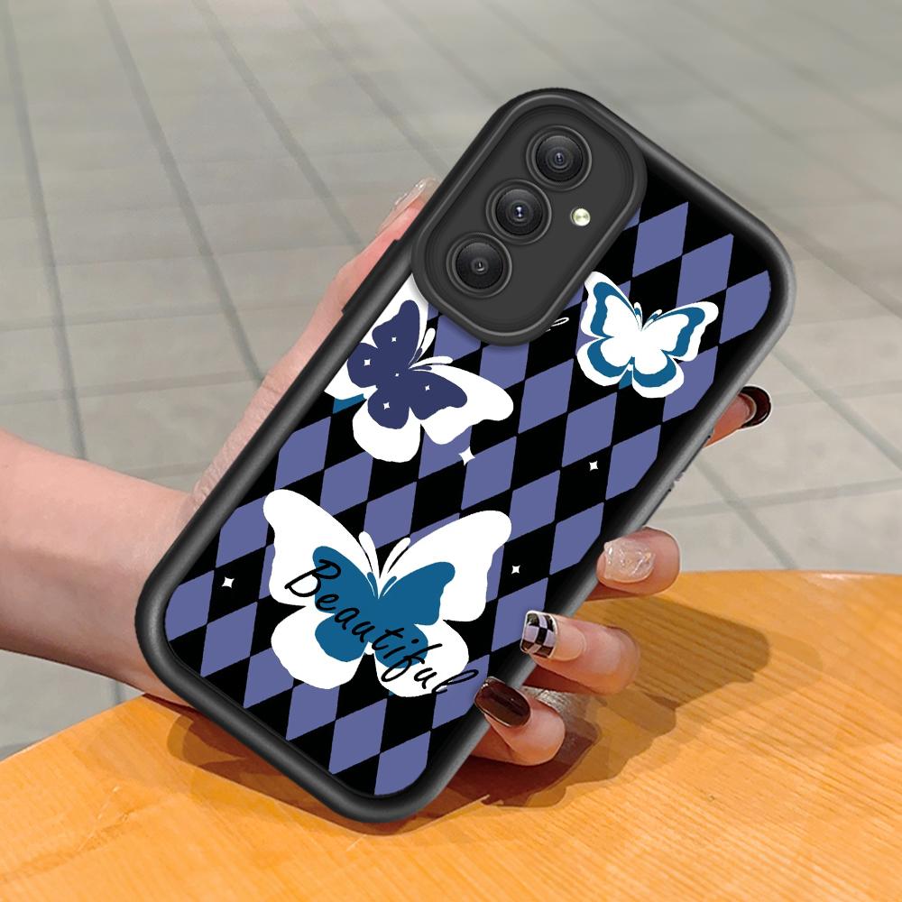 Soft Silicone Square Ladders Cartoon Pattern Full Cover Camera Protection Shockproof Case for Huawei Honor Xiaomi Redmi Samsung