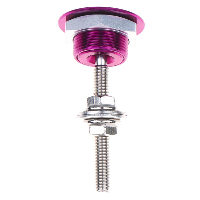 1Pcs 30/32Mm Car Push Button Bonnet Hood Pin Quick Release Latch Lock Clip Kit Aluminum Engine Exterior Parts Universal