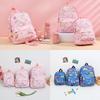 Cross-border Canvas Backpack With Cartoon Print Unicorn Design For Kindergarten Students