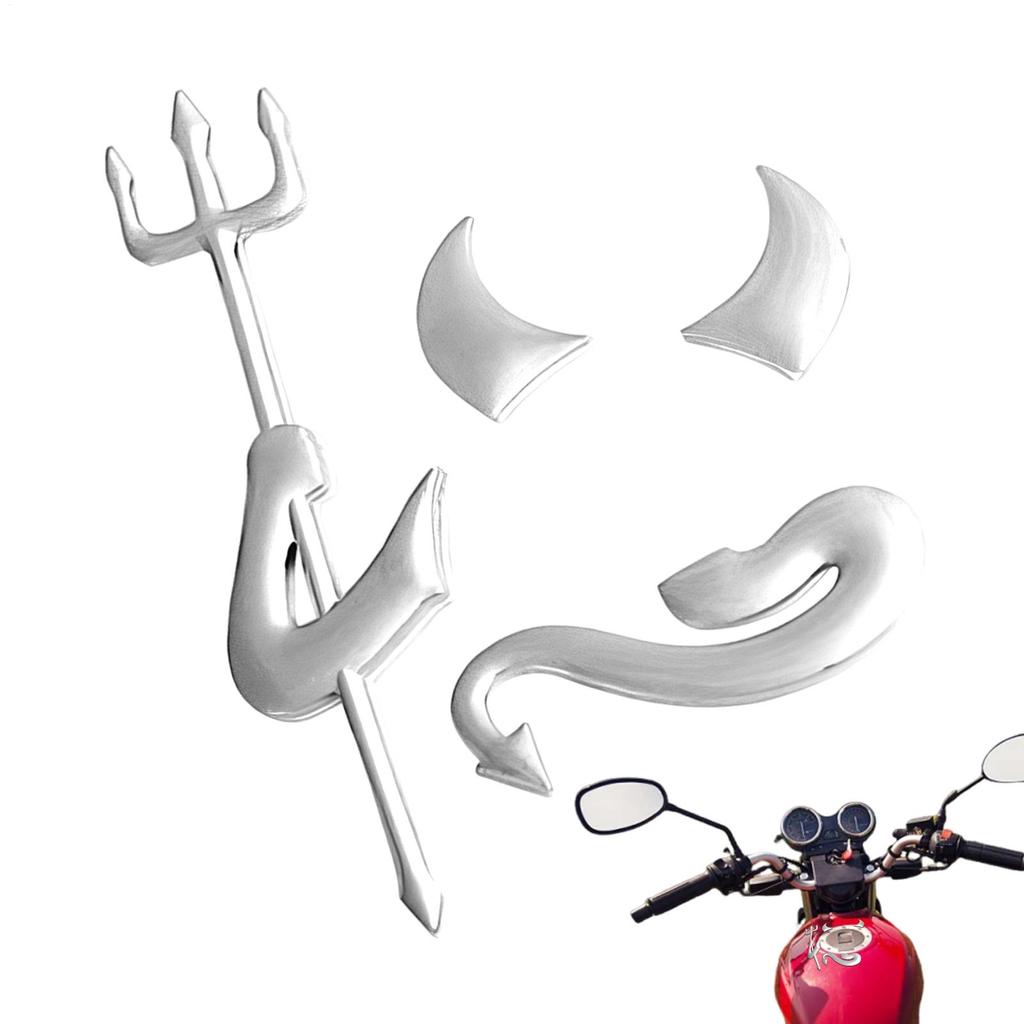 3D Metall Autoaufkleber Auto Karosserieaufkleber Kleiner Nachtdämon Autoaufkleber Für LKW SUV Motorrad Roller Karosserie Kofferraum Heckscheibe