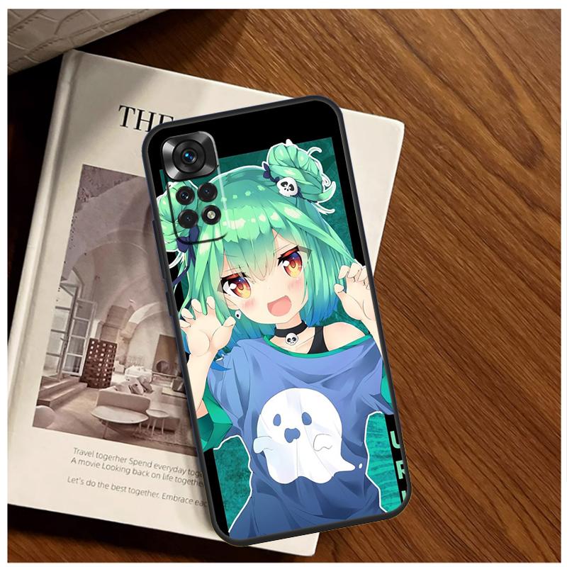 Uruha Rushia Hololive Case For Xiaomi Redmi 12 12C 13C 10C 9C Redmi Note 13 12 9 10 11 Pro 9S 10S 11S 12S Cover