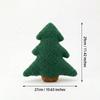 Christmas Tree Pillow Soft Plush Throw Cushion for Sofa Bed Couch Bedroom Holiday Farmhouse Decor Festive Gift for Kids Adults