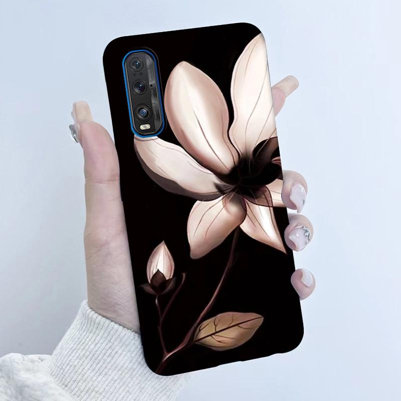 For Oppo Find X2 X 2 Pro Phone Case Butterfly Flower Girl Design Soft Silicone TPU Back Housing for Oppo Find X2 Pro X2Pro Cover