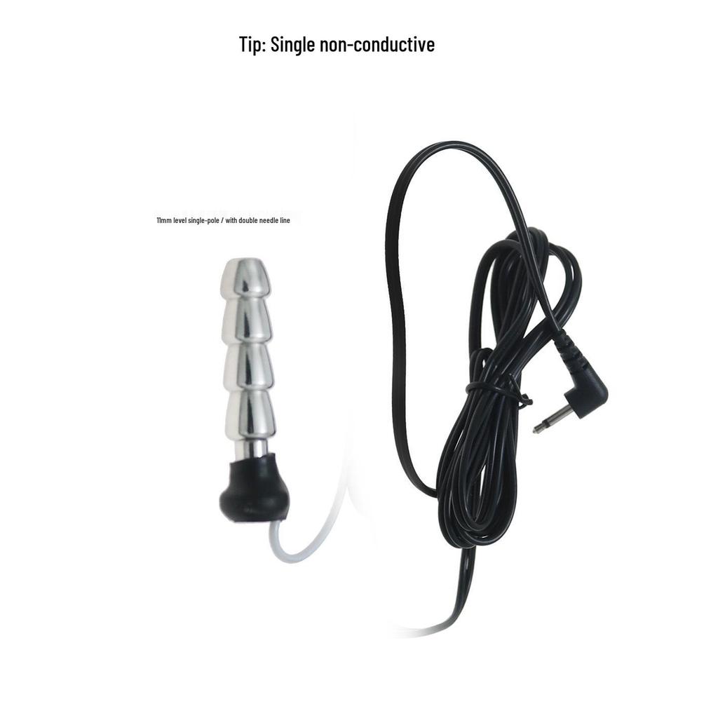 Chaqiu Transparent Metal Urethral Plug - Short Electric Shock Tool for Enhanced Pleasure