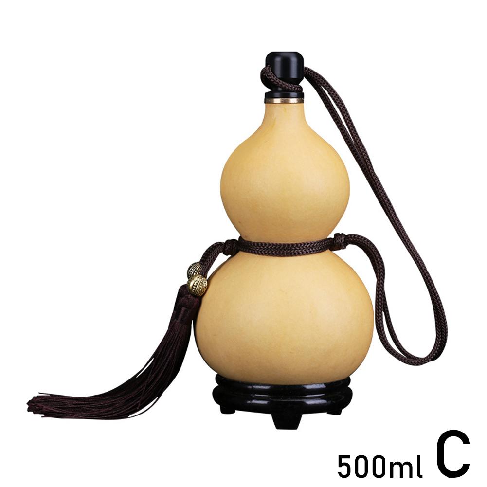 

Натуральная сушеная тыква бутылка для воды тыквы поделки калебас украшение с крышкой декор рождественский подарок Y9R6 500ml-500ml