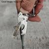 1Pc Stainless Steel Keychain Outdoor Camping Survival Gear Tool Hook Plier Nail File Bottle Driver Screwdriver Bottle Opener