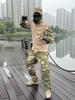 CrossG2 Men's Frog Camouflage Tactical Work Pants - Wear-resistant, Breathable Outdoor Training Military Fan Long Pants
