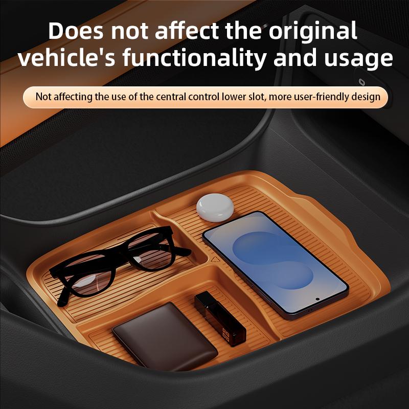 Custom Storage Box Cover For Xiaomi Yu7 2025 2026 Storage Box Center Armrest Hidden Box Cup Holder Organizer Interior