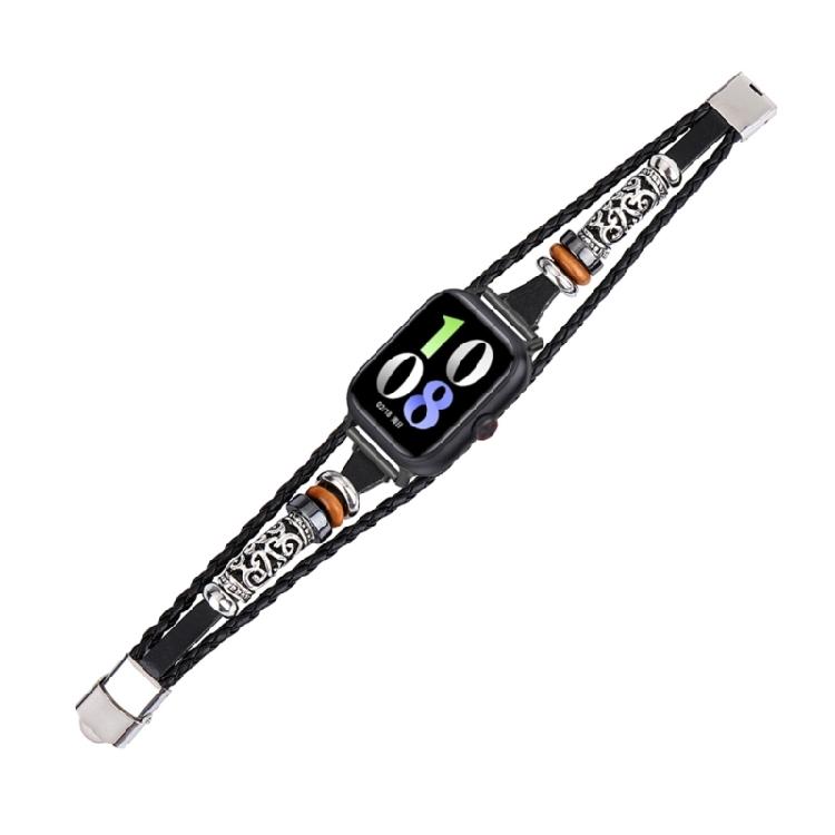 Beaded Watch Band for Intelligent Watch National Style Watchband Smartwatch Bracelet Belt DIY Aesthetic Accessory