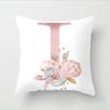 Flower Letter Pillow Soft and Breathable Sofa Car Lumbar Support Office Waist Protection Pillowcase