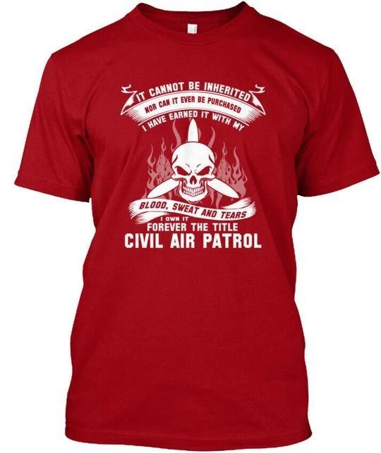 

Civil Air Patrol It Cannot Be Inherited Nor Can Ever TTshirt Made in USA S-5XL M