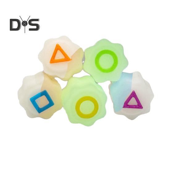 

5/10 шт. Корейская традиционная игра в ловлю камней, светящиеся в темноте камни, тренировка координации рук и глаз, для детей, взрослых, семейных вечеринок, галька A