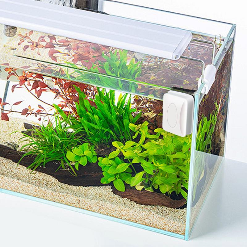 Магнитный скребок для аквариума, щетка для чистки стекла аквариума, обтекаемый дизайн, магнитный инструмент для чистки стекла аквариума, стеклянной двери China Mainland