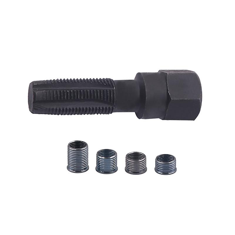 Spark Plug Thread Repair Kit 14mm Car Cylinder Thread Repair Tool Spark Plug Rethreader Kit M14 X 1.25