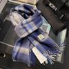 Sciarpa in lana pashmina 100% cashmere invernale per donna, scialli e stole spessi e caldi, sciarpa da donna con nappe e sciarpa