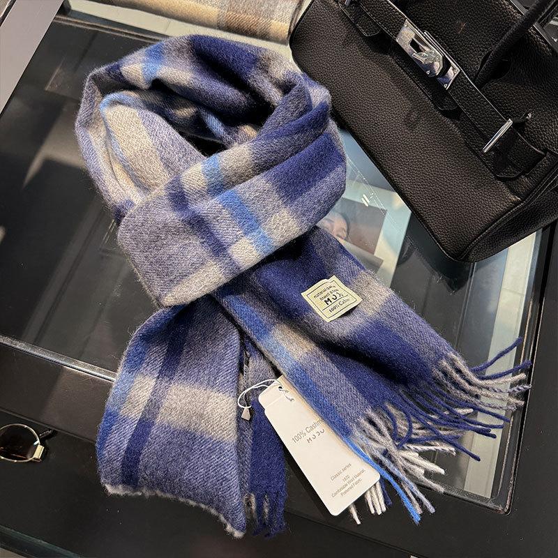 Sciarpa in lana pashmina 100% cashmere invernale per donna, scialli e stole spessi e caldi, sciarpa da donna con nappe e sciarpa