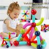 Magnetic Building Blocks Set Kids Toys Magnetic Rods and Bars Magnetic Blocks Montessori Kids Educational Toys Boys and Girls