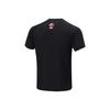 Li Ning CBA Series Basketball T-Shirt With Logo Print Men Tops Black AHSUC39-2