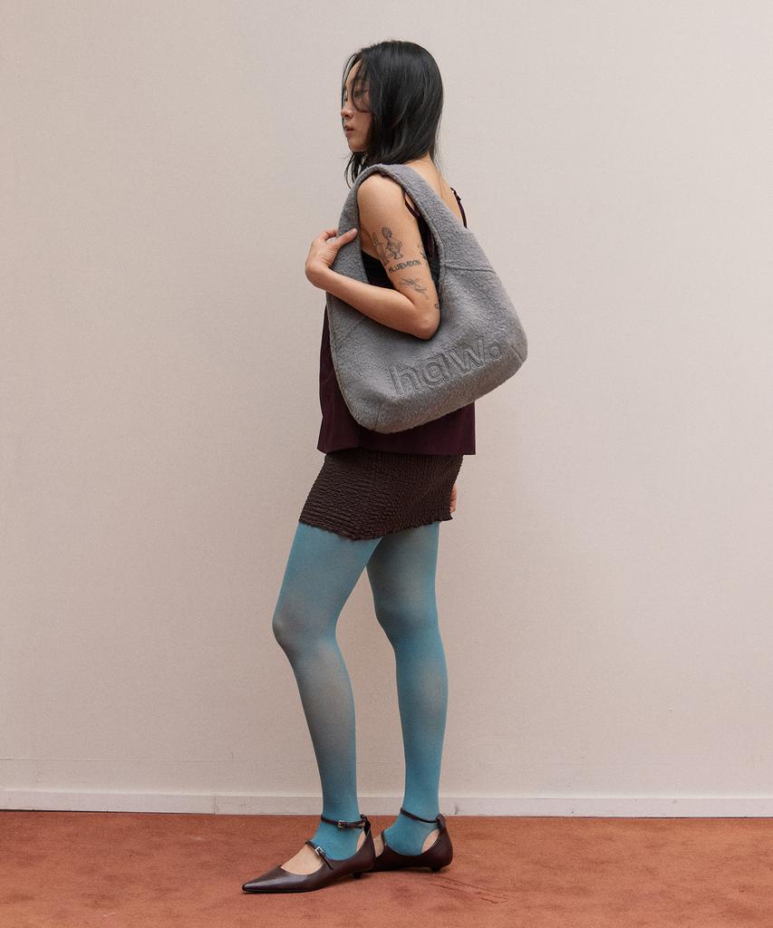 Haveawhale Mini Wool Pebble Bag (Gr)