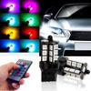 MDLUFY T20 Car Single Normal Sphere LED Clearance Lamp Position Built-In LED Colorful Bulb