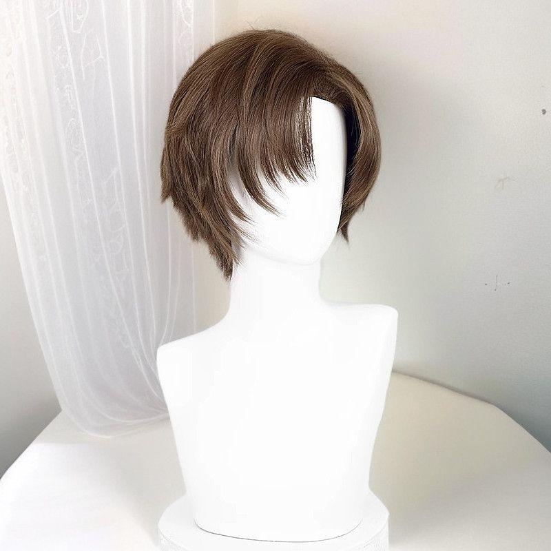 Xie Yuchen Cosplay Wig - Fashionable Fluffy Short Hair Full Head Cover Wig - Daily Outfit or Anime Cosplay Wig