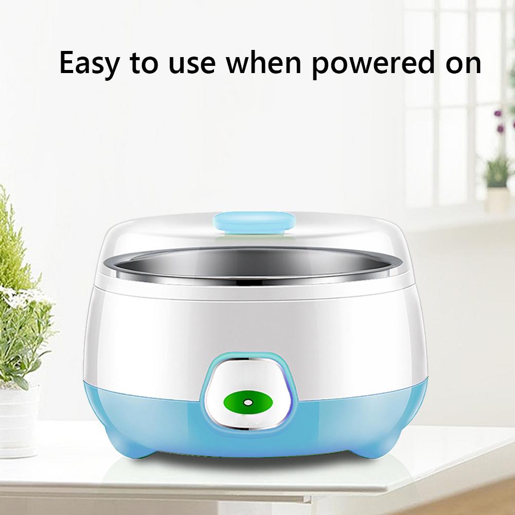 1L Electric Mini Yogurt Maker Multifunctional Household Rice Wine Maker Stainless Steel Natto Fermenting Machine for DIY Yogurt