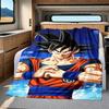 1PC DRAGON BALL Print Flannel Blanket, High quality All Seasons, Home Decor, Warmth and Comfort, Perfect for Christmas Gifts
