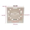86 Bottom Surface Mount PVC Junction Box - Thickened, Flame Retardant Wiring Box