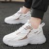 Autumn new thick-soled mesh breathable dad shoes large size casual sports shoes low-top